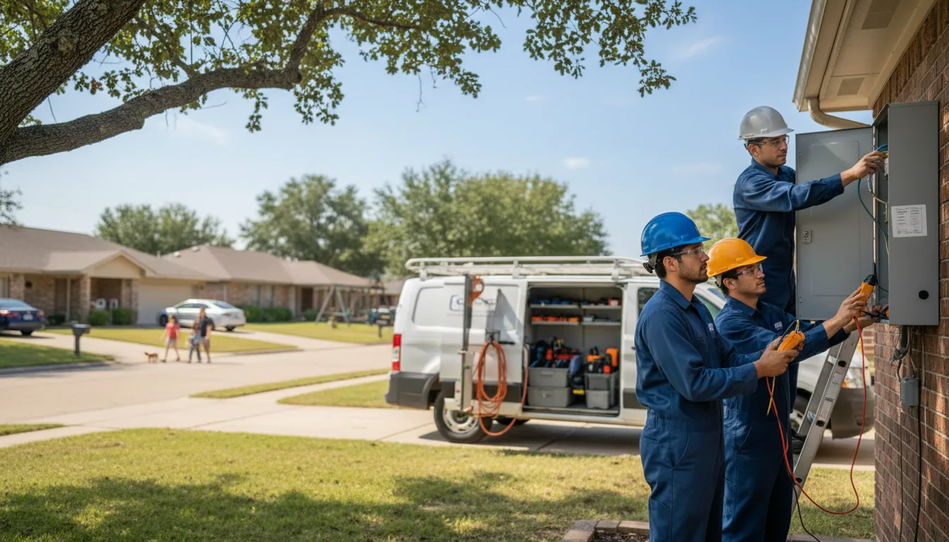 Certified electrician providing emergency electrical services in Plainfield, IL